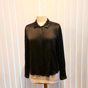 Silk Jones New York blouse Green